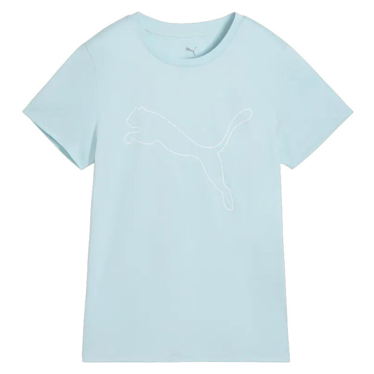 PUMA W ESSENTIAL CF LOGO TEE - Azzurro - immagine principale