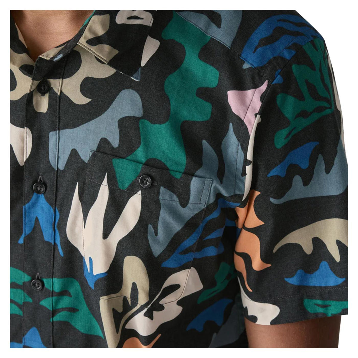 PATAGONIA GO TO SHIRT - Nero - vista 3