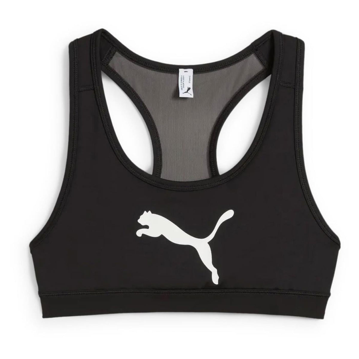 PUMA 4KEEPS BRA MID SUPPORT - Nero - vista 4