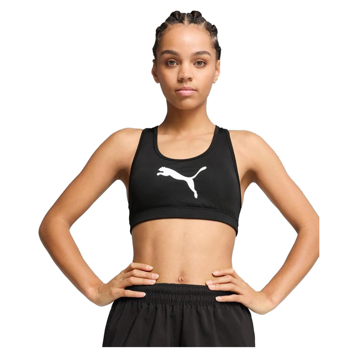 PUMA 4KEEPS PADDED BRA MID - Nero - immagine principale