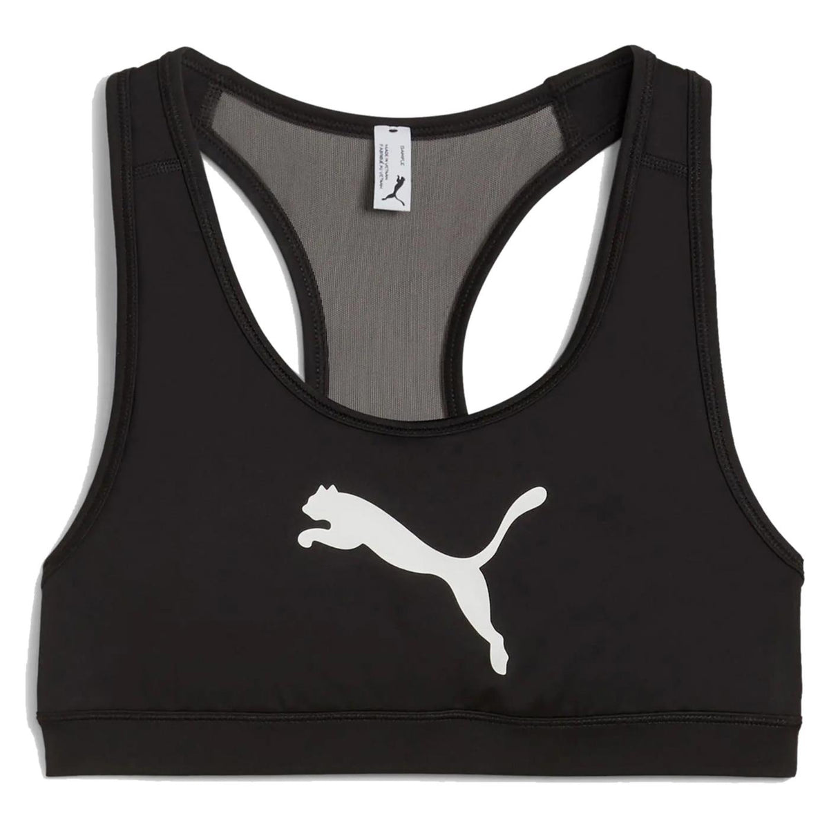PUMA 4KEEPS PADDED BRA MID - Nero - vista 3