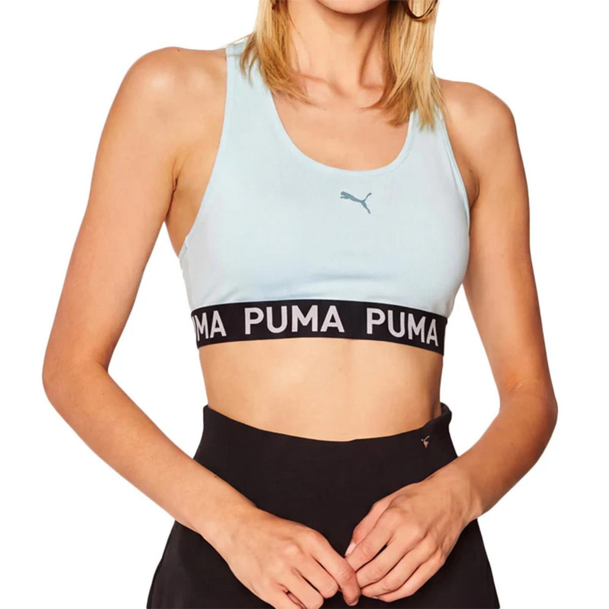 PUMA 4KEEPS STRONG BRA MID - Azzurro - immagine principale