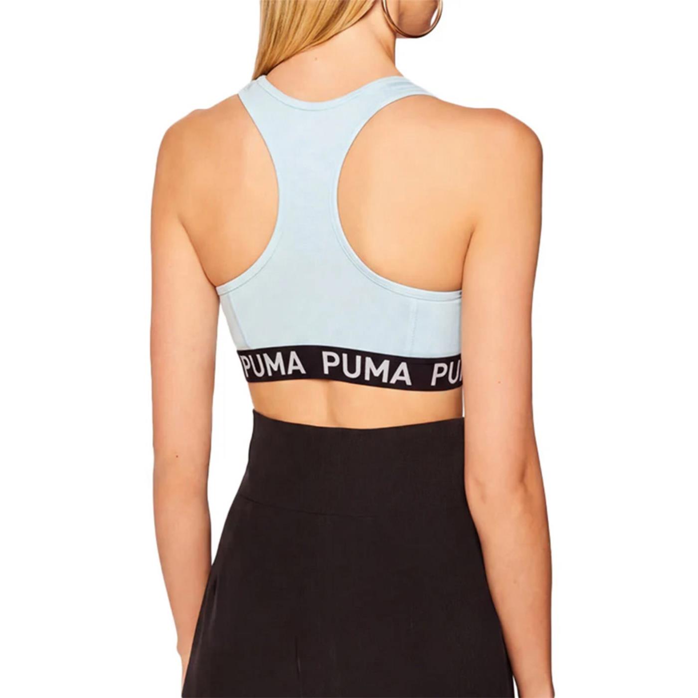 PUMA 4KEEPS STRONG BRA MID - Azzurro - vista 2