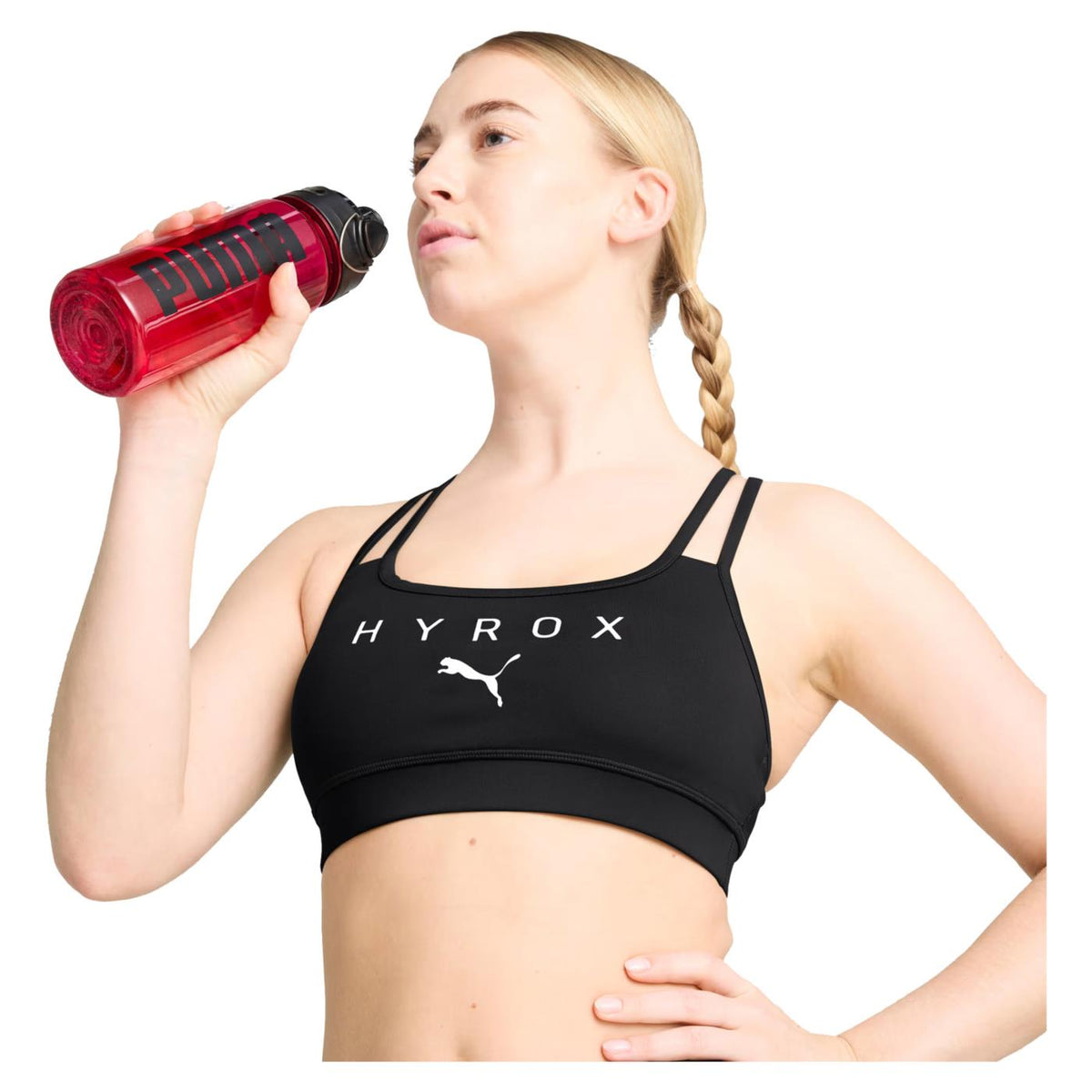 PUMA HYROX MOVE STRAPPY BRA - Nero - immagine principale