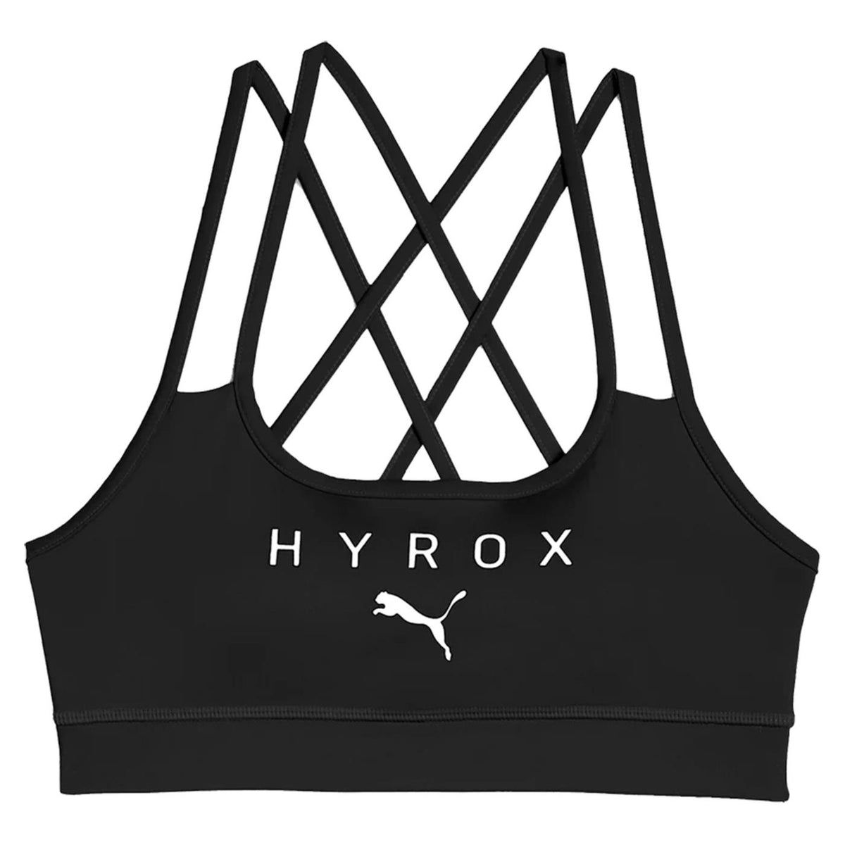 PUMA HYROX MOVE STRAPPY BRA - Nero - vista 3