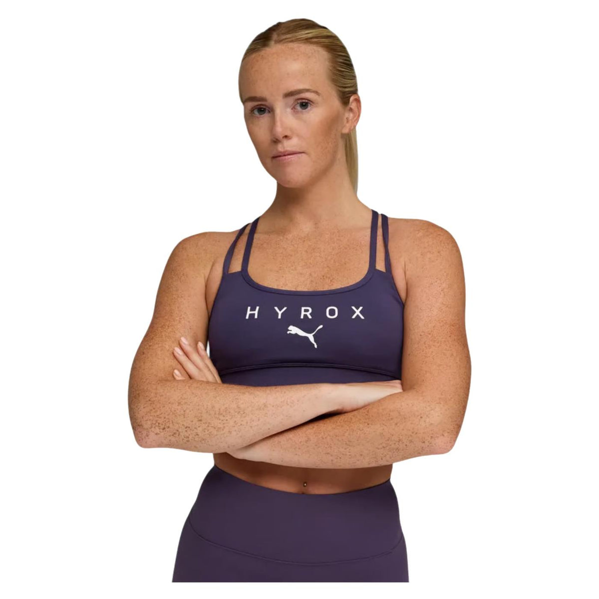 PUMA HYROX MOVE STRAPPY BRA - Blu - immagine principale