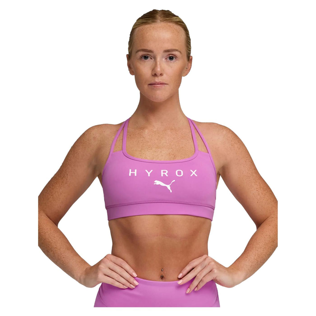 PUMA HYROX MOVE STRAPPY BRA - Rosa - immagine principale