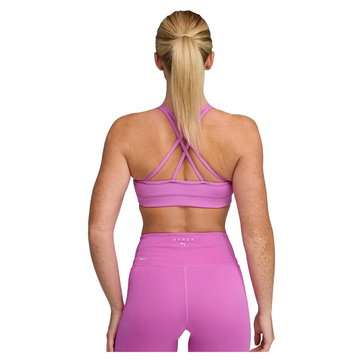 PUMA HYROX MOVE STRAPPY BRA - Rosa - vista 2
