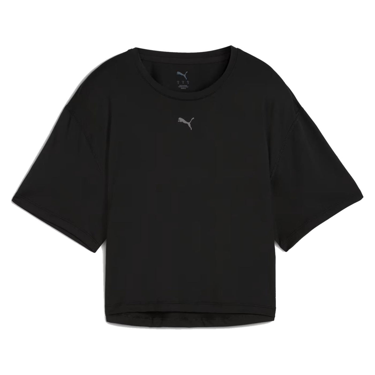 PUMA W CLOUDSPUN OVERSIZED TEE - Nero - vista 3