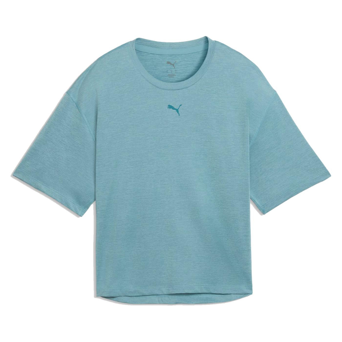 PUMA W CLOUDSPUN OVERSIZED TEE - Turchese - immagine principale