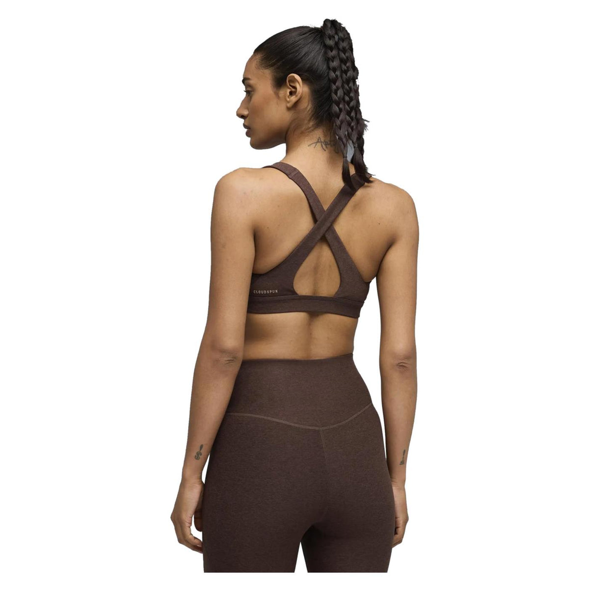 PUMA CLOUDSPUN BRA MID SUPPORT - Marrone scuro - vista 2