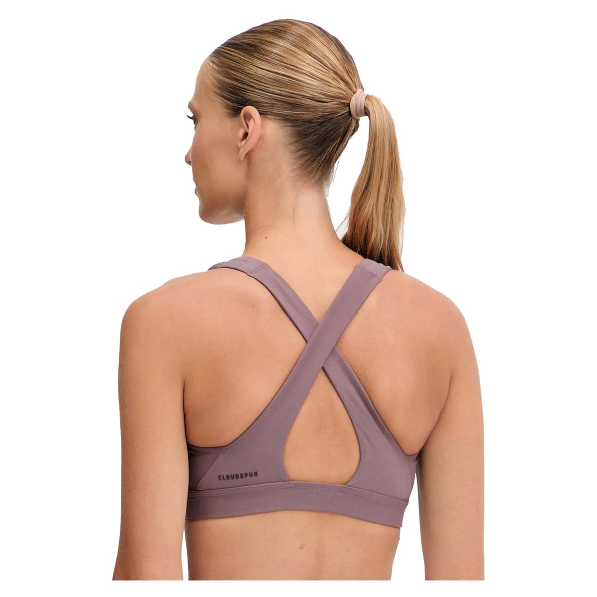 PUMA CLOUDSPUN BRA MID IMPACT - Viola - vista 2