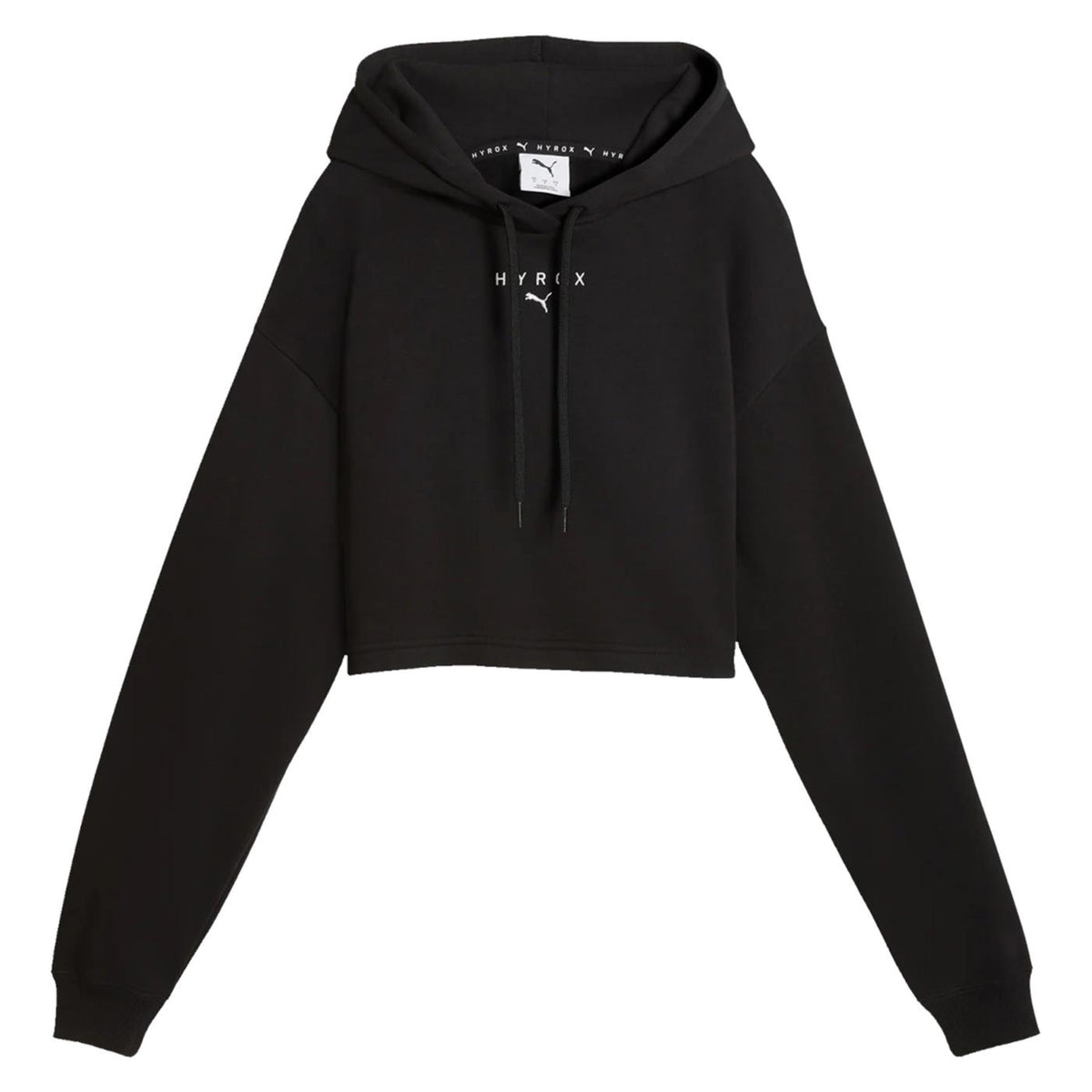 PUMA W HYROX HEAVYWEIGHT HOODY - Nero - vista 3
