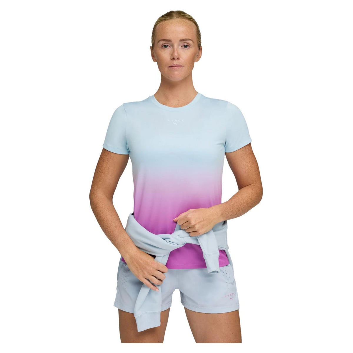 PUMA W HYROX POLY GRAPHIC TEE - immagine principale