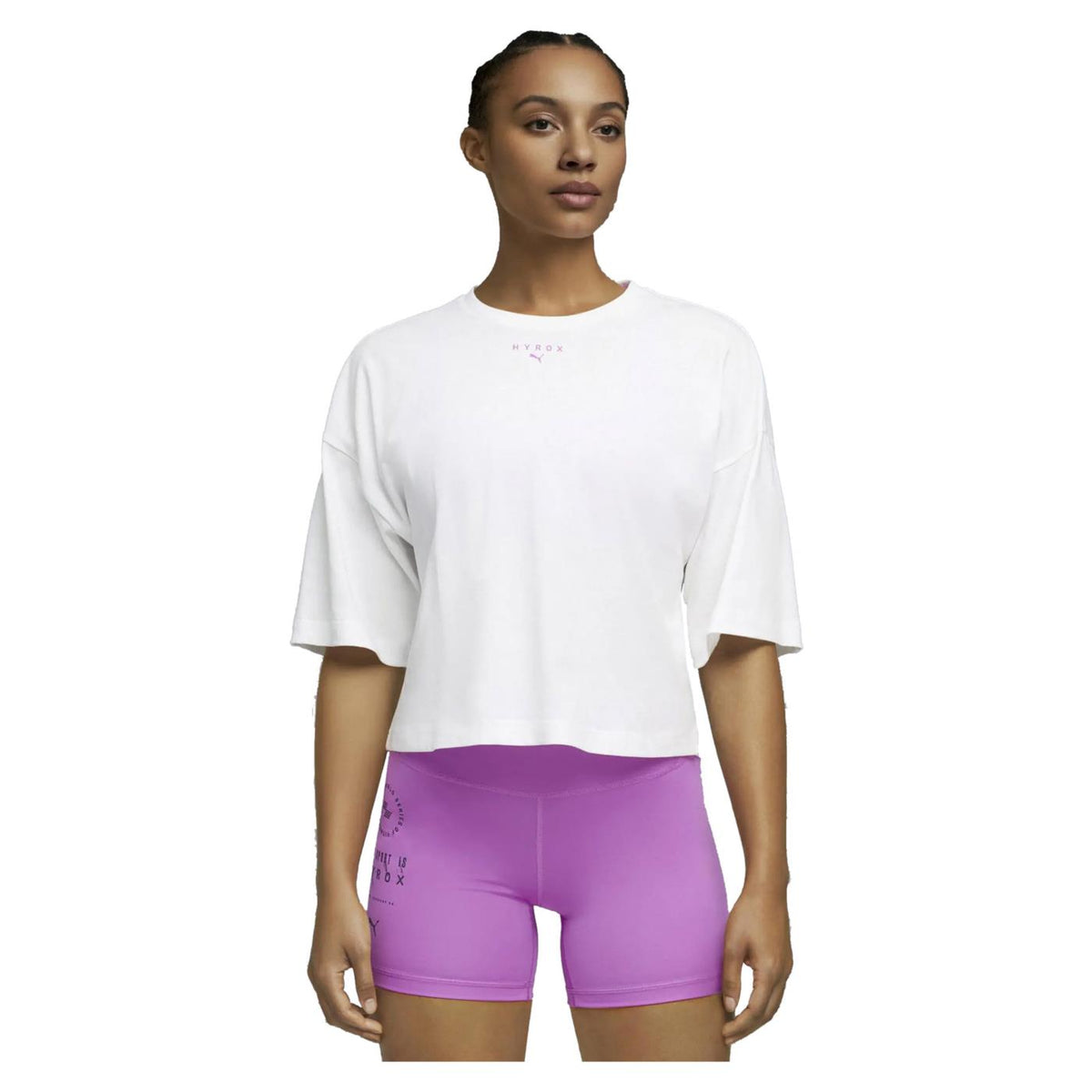 PUMA W HYROX CROPED STYLE TEE