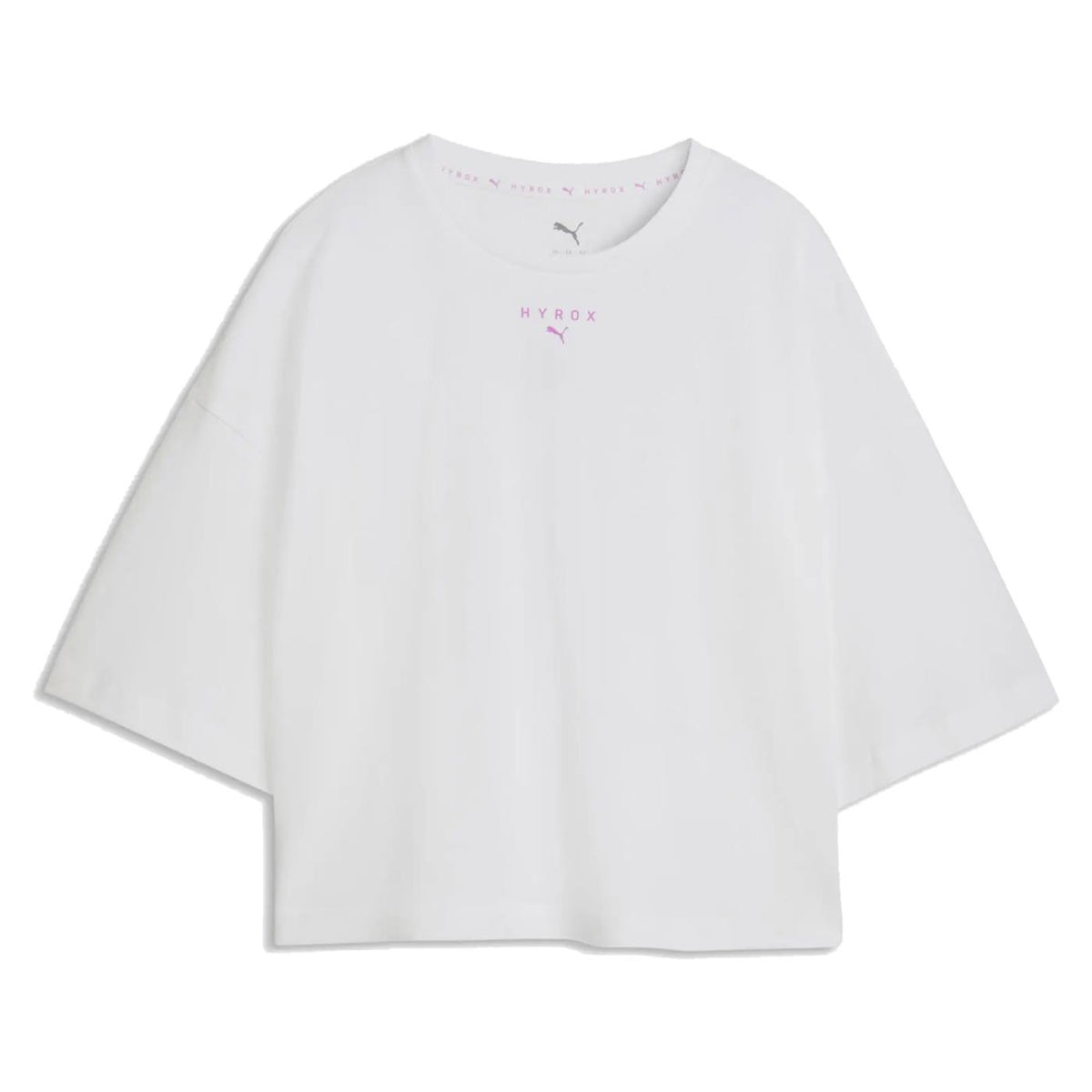 PUMA W HYROX CROPED STYLE TEE - Bianco - vista 3