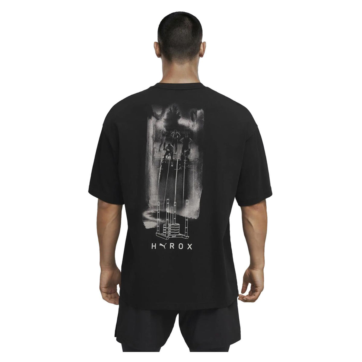 PUMA HYROX LIFESTYLE TEE - Nero - vista 2