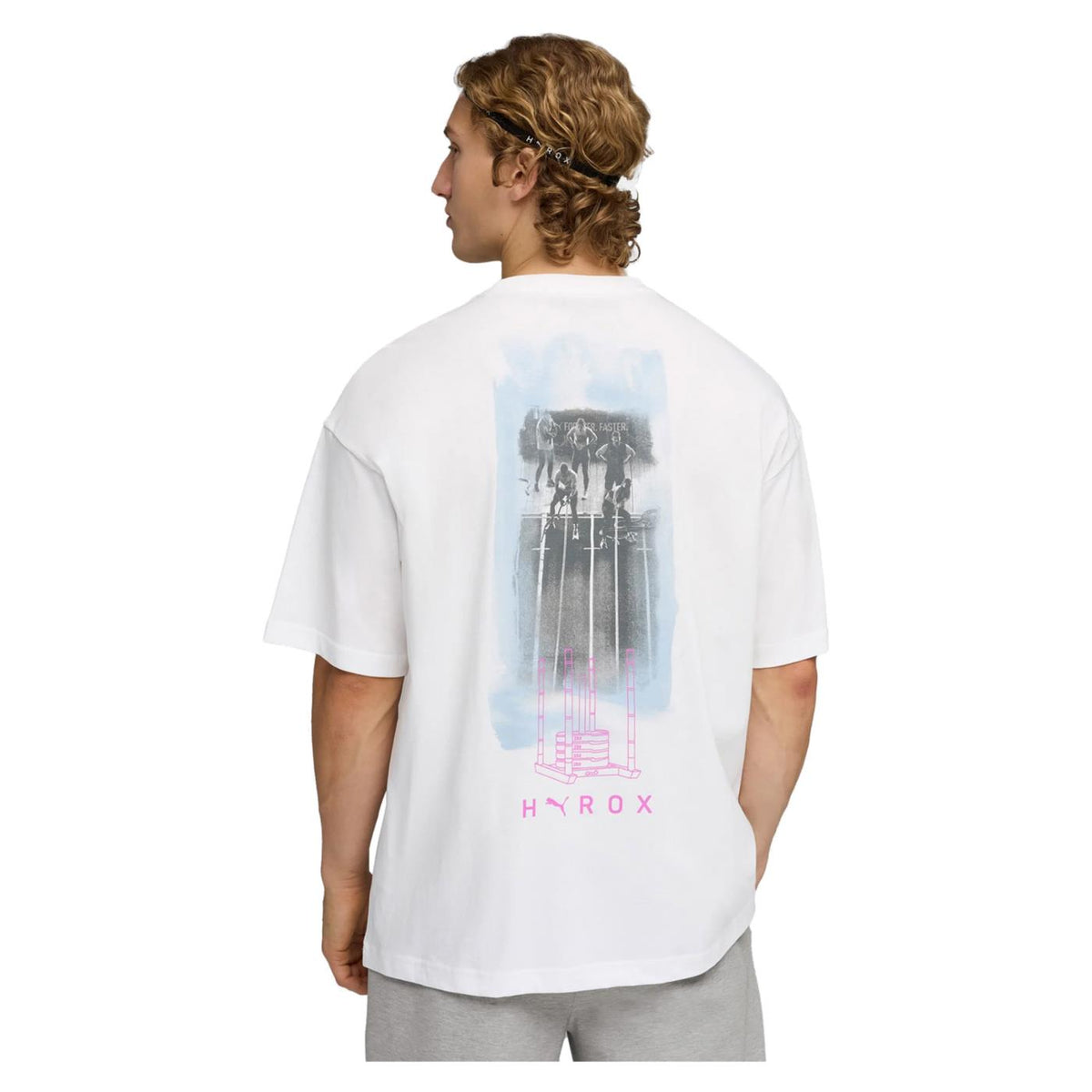 PUMA HYROX LIFESTYLE TEE - Bianco - vista 2