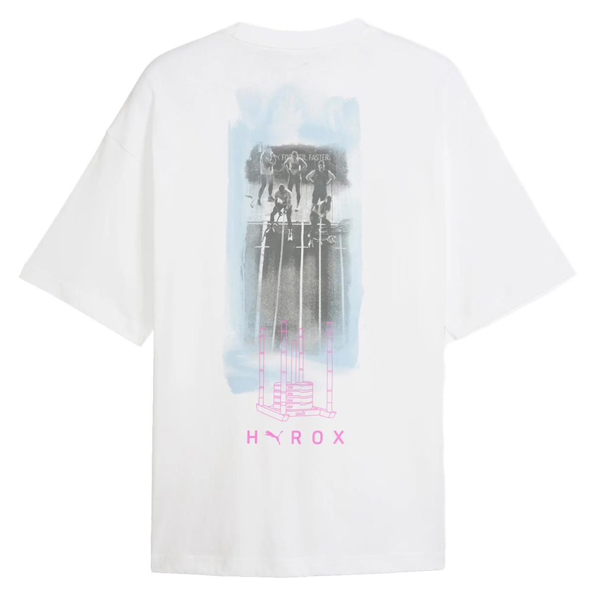 PUMA HYROX LIFESTYLE TEE - Bianco - vista 4