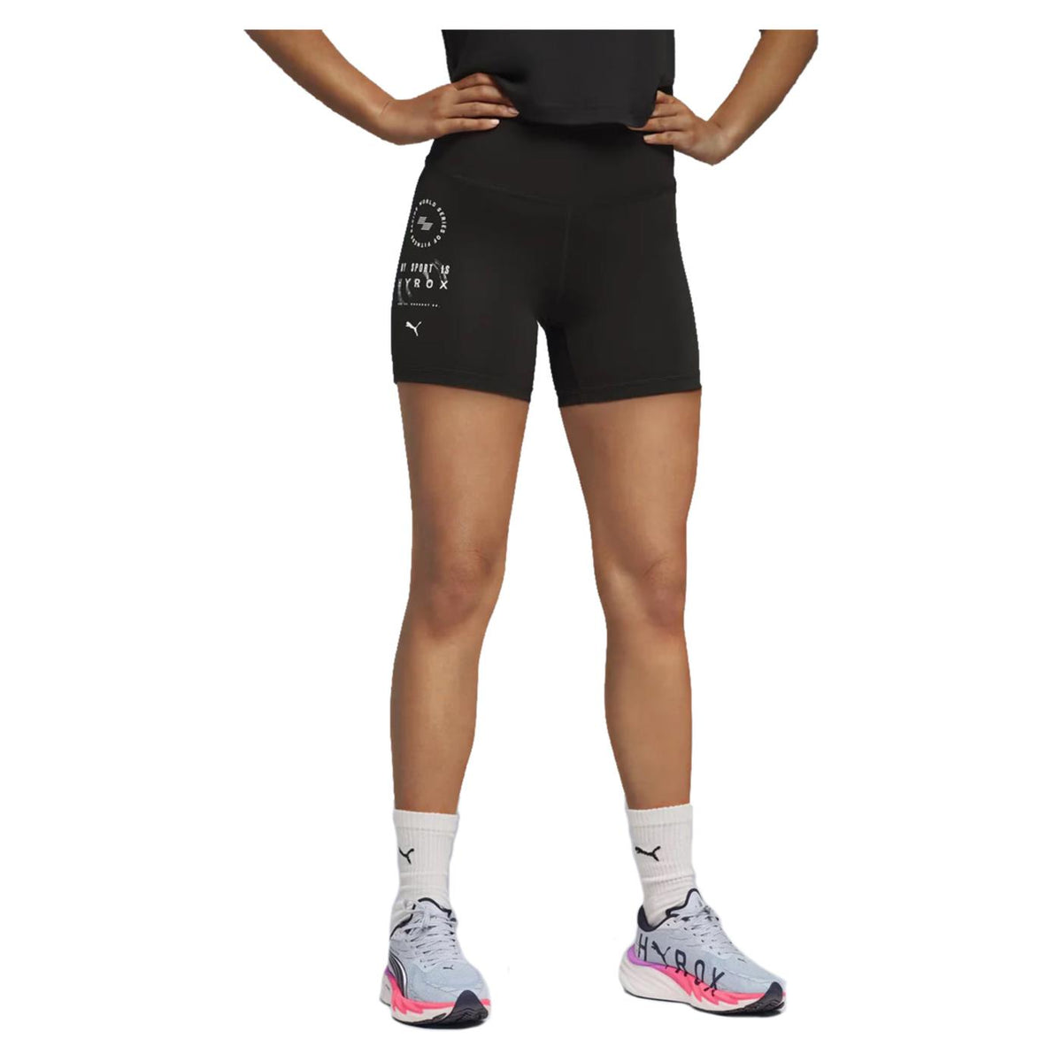 PUMA W HYROX TAD SHORT TIGHT - Nero - immagine principale