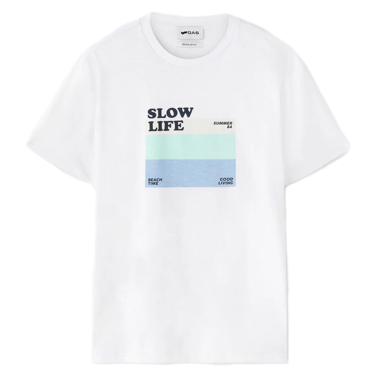 GAS ARNOUX JERSEY SLUB MC TEE