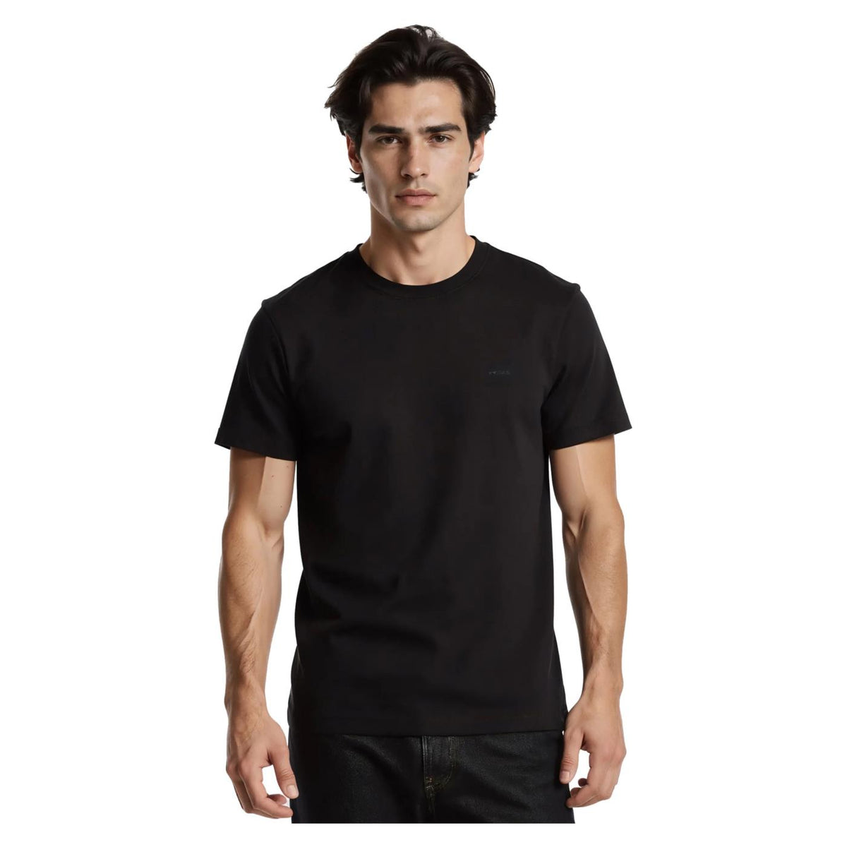 GAS T-SHIRT SCUBA STRETCH - Nero - vista 3