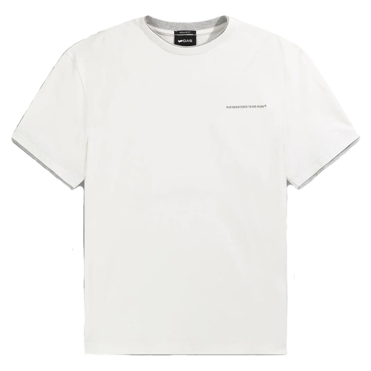 GAS T-SHIRT DHARIS MC EDGE - Bianco - vista 2