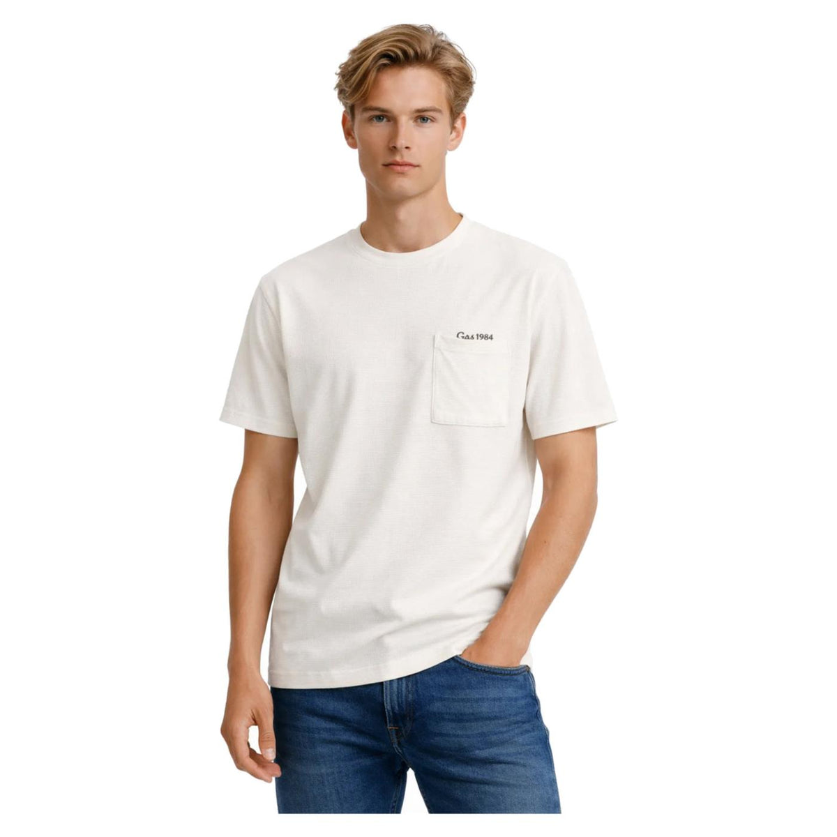 GAS T-SHIRT DHARIS MC POCKET - seconda immagine