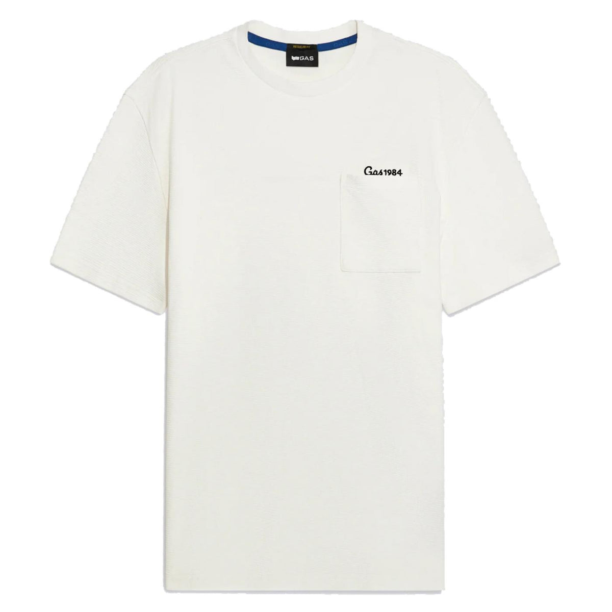 GAS T-SHIRT DHARIS MC POCKET - Bianco - vista 3