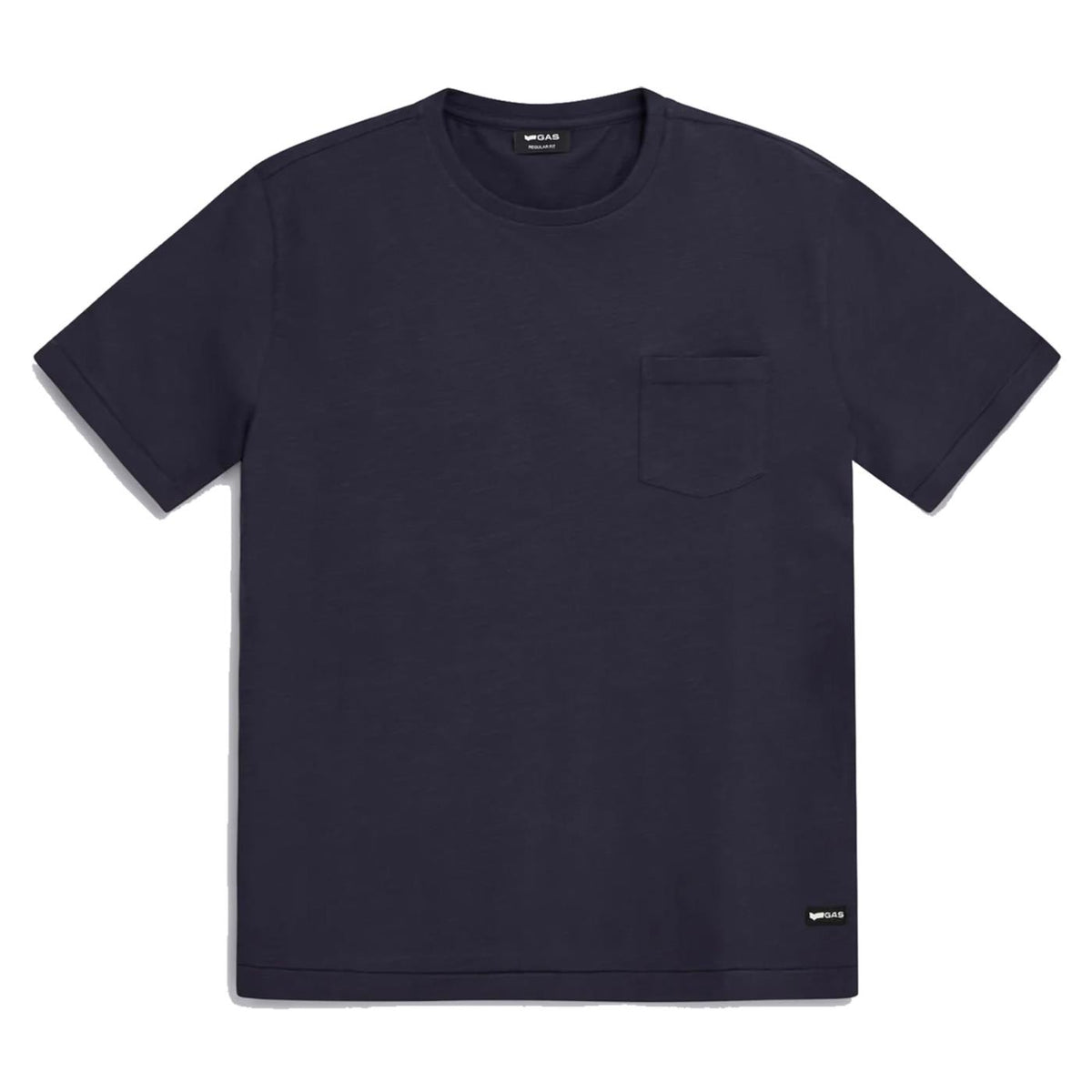 GAS T-SHIRT ARNOUX MC SLUB - Blu - immagine principale