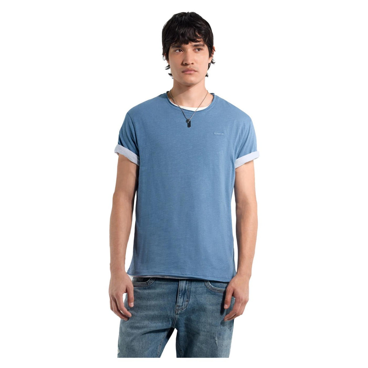 GAS T-SHIRT MC SCUBA SLUB - Blu - immagine principale