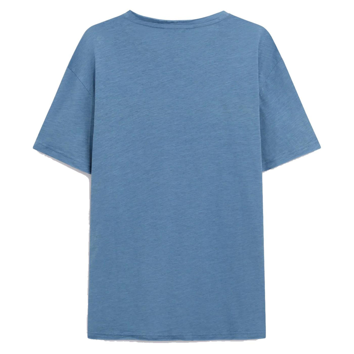 GAS T-SHIRT MC SCUBA SLUB - Blu - vista 3