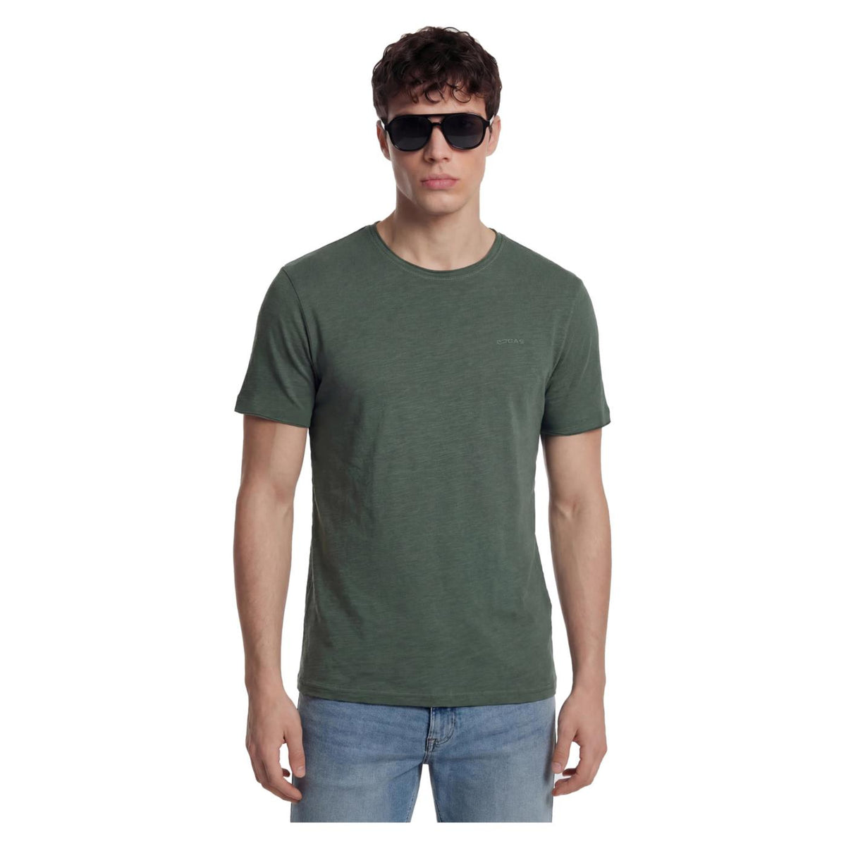 GAS T-SHIRT MC SCUBA SLUB