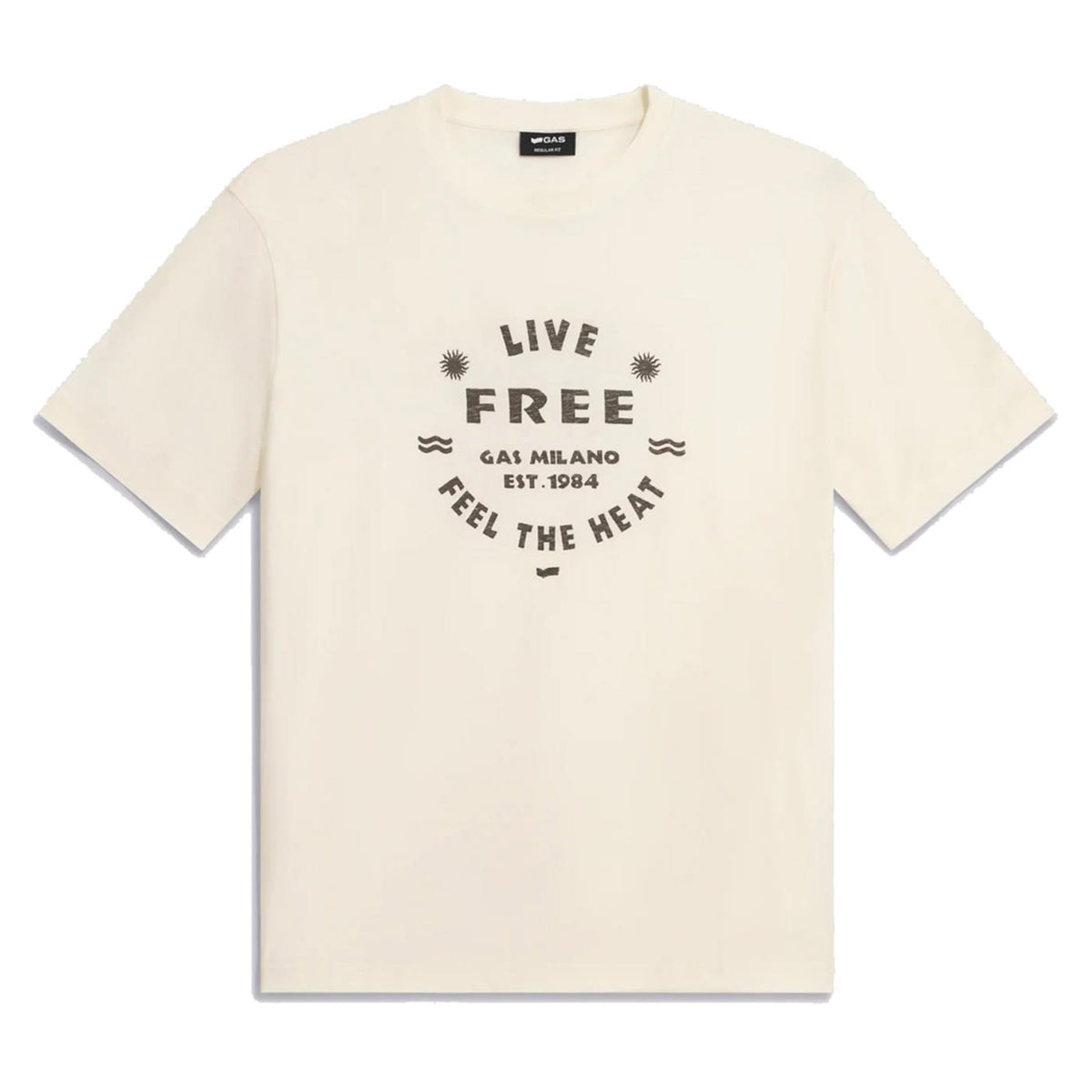GAS T-SHIRT MC DHARIS LIGHT - Beige - immagine principale