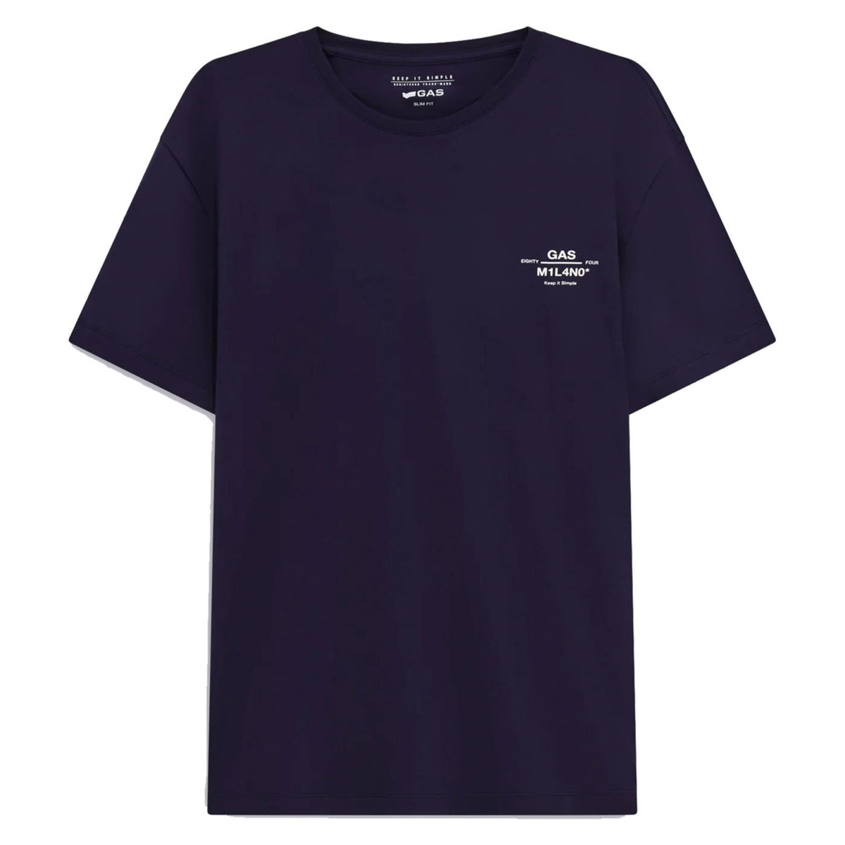 GAS T-SHIRT MC SCUBA JERSEY - Blu - immagine principale