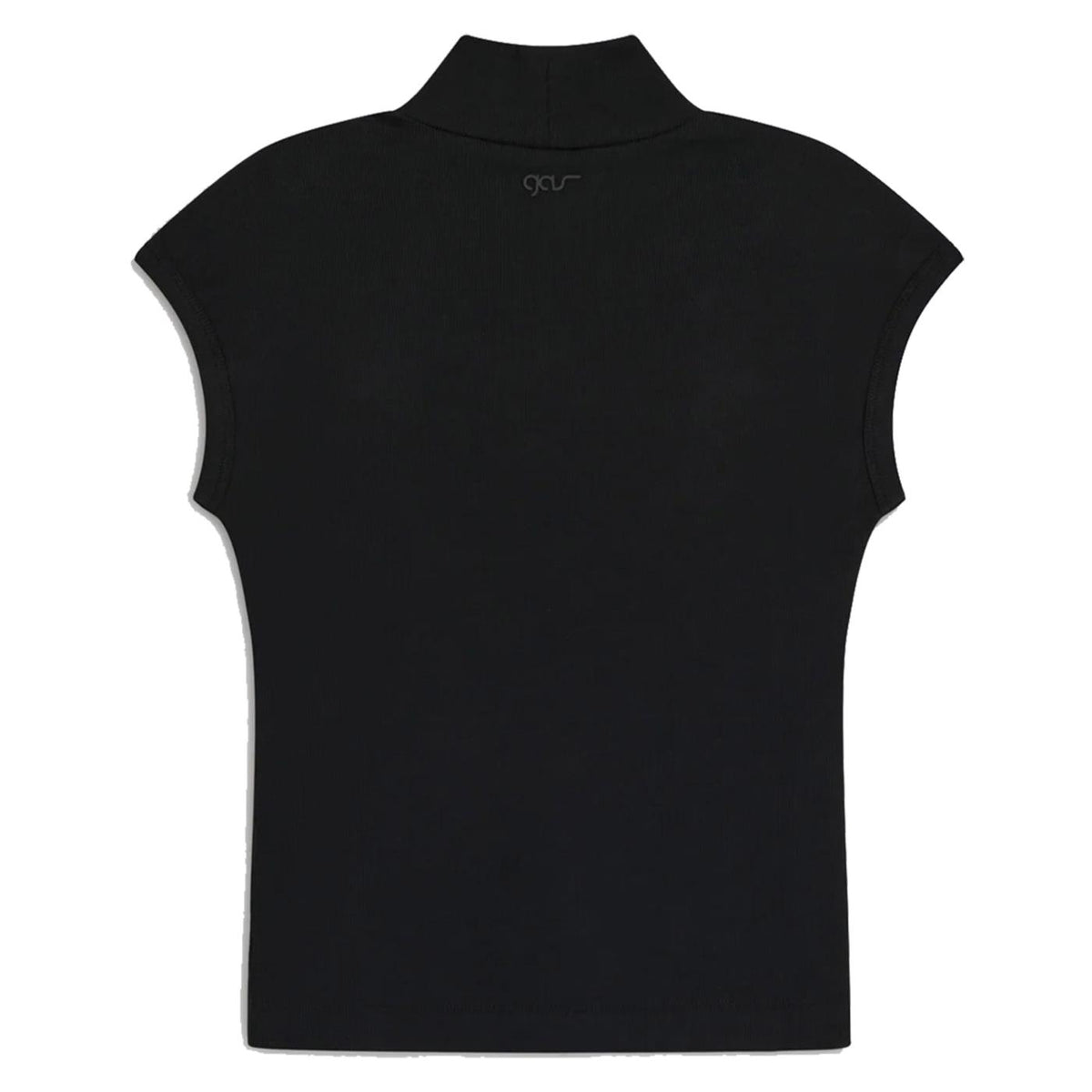 GAS T-SHIRT W HANIS MC COLLAR - Nero - vista 3