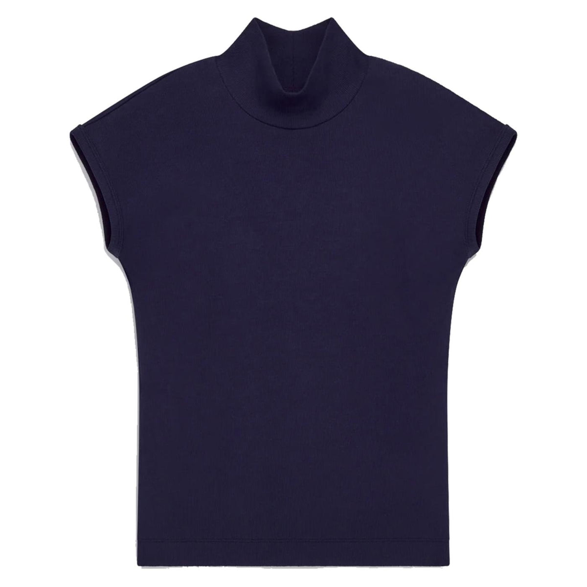 GAS T-SHIRT W HANIS MC COLLAR - Blu - vista 5