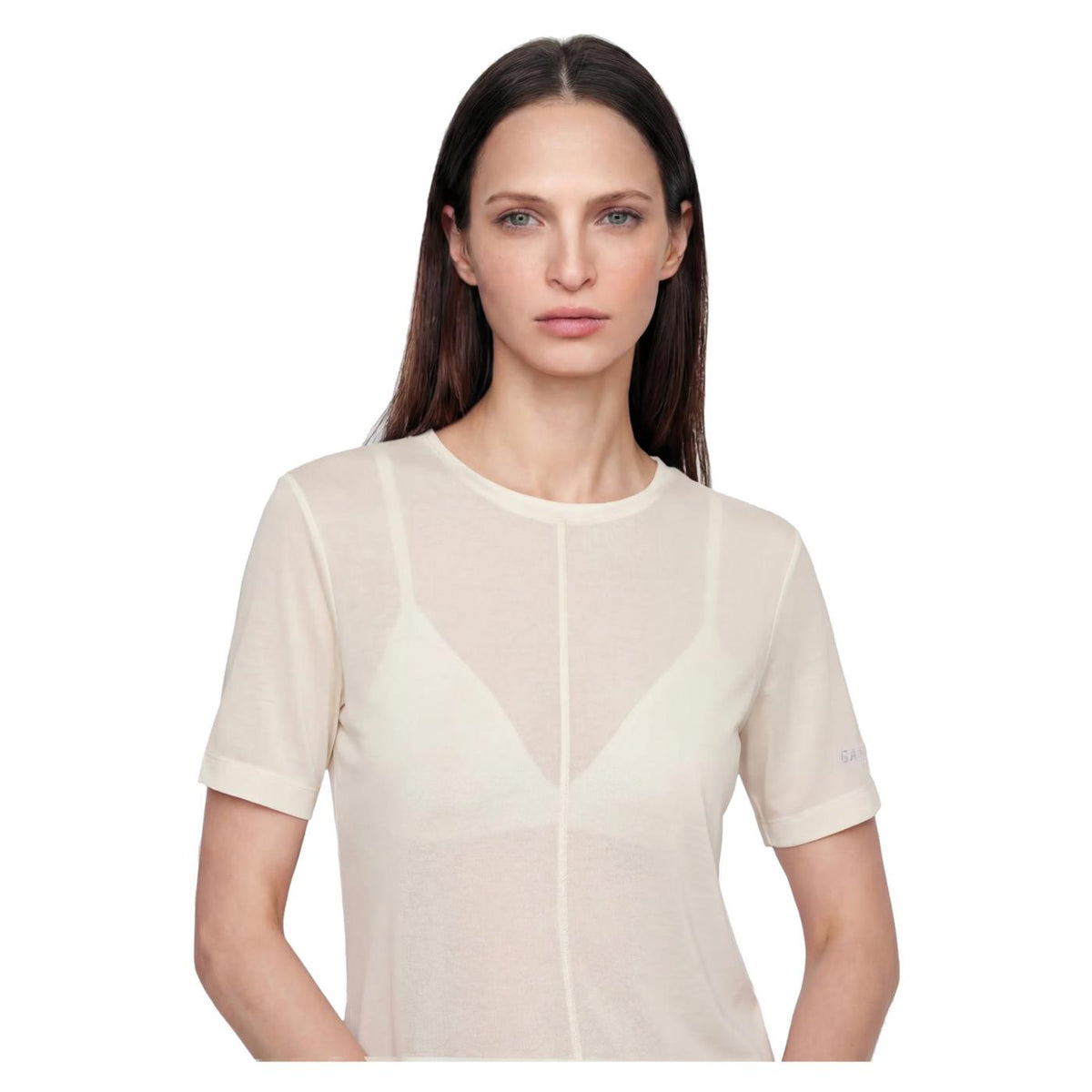 GAS T-SHIRT W DIANTY MC - Beige - vista 3