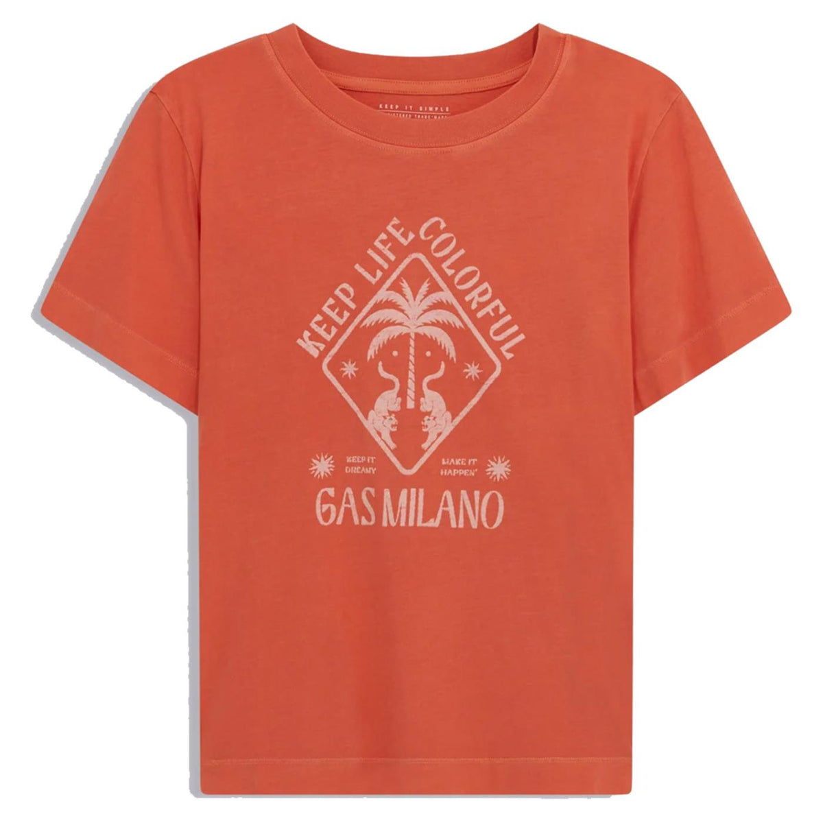 GAS T-SHIRT W IRIN COLORFUL - C1-arancione - immagine principale