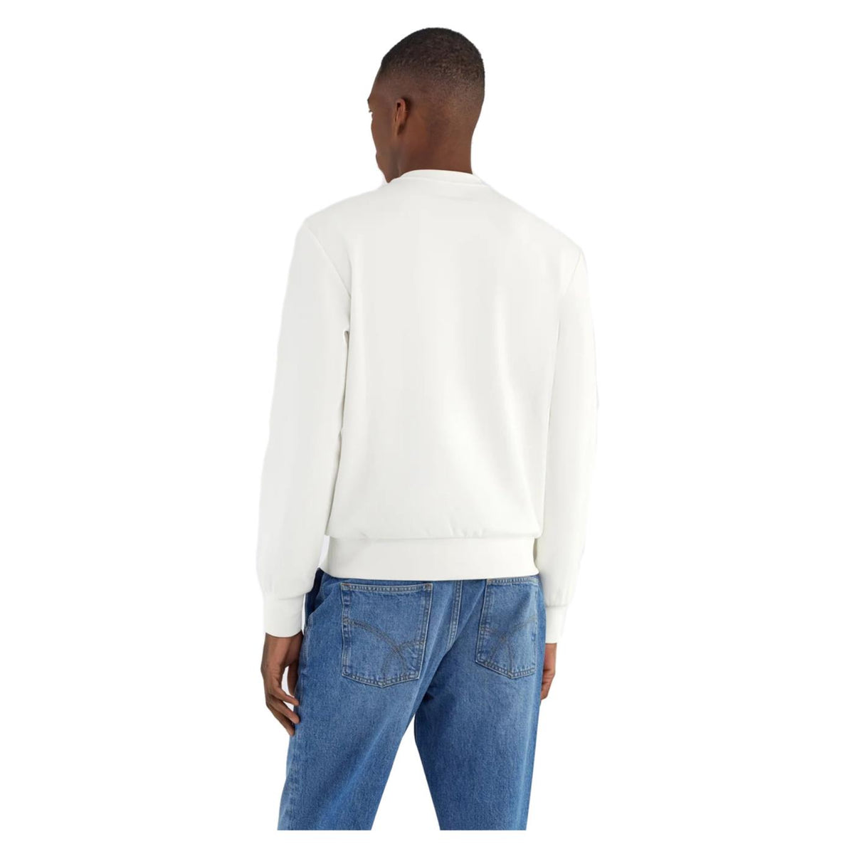 GAS FELPA SWEN S.TECK PIQUET - Bianco - vista 4