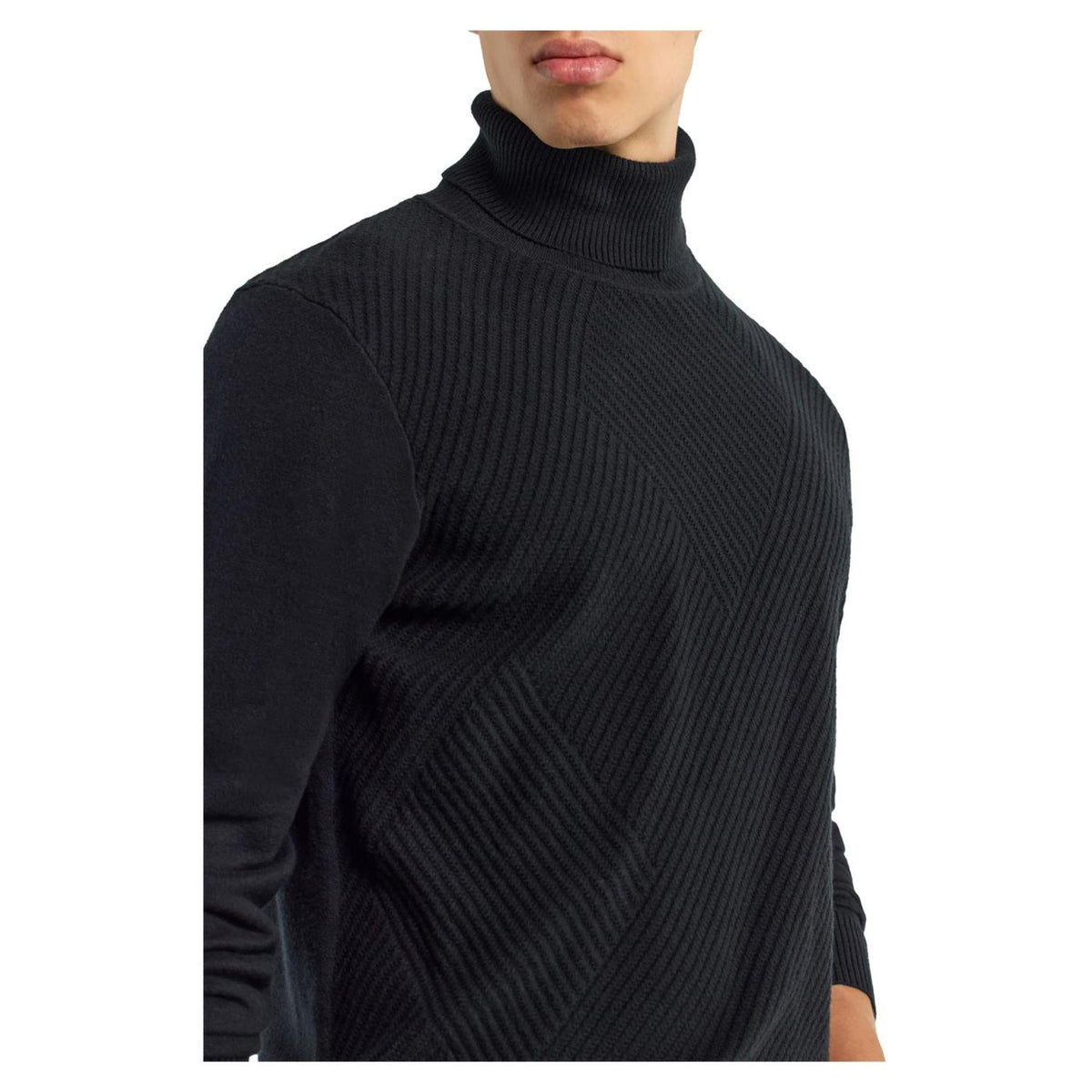 GAS TRICOT TIMO NECK DIAMOND - vista 4