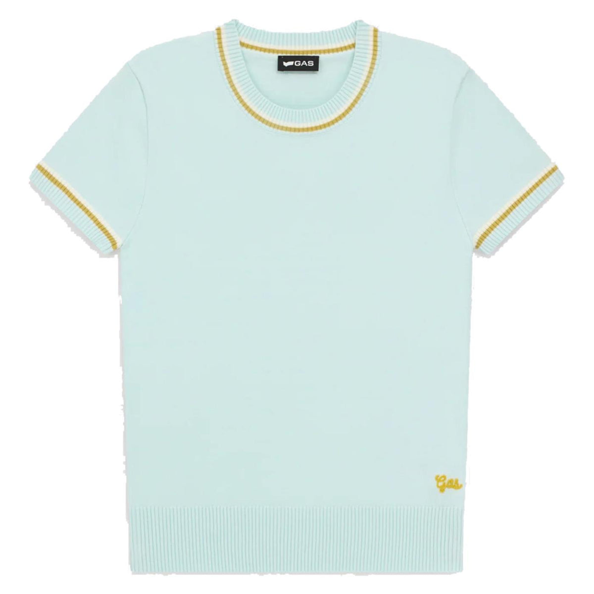 GAS TRICOT W ARIELLE MC - Azzurro - vista 2