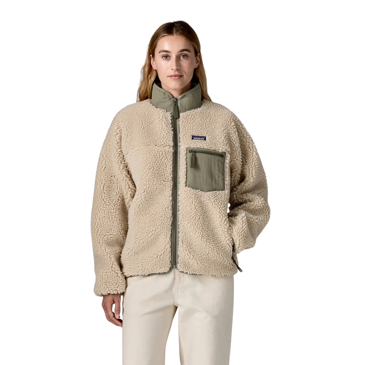 PATAGONIA W CLASSIC RETRO-X JACKET - Beige - immagine principale