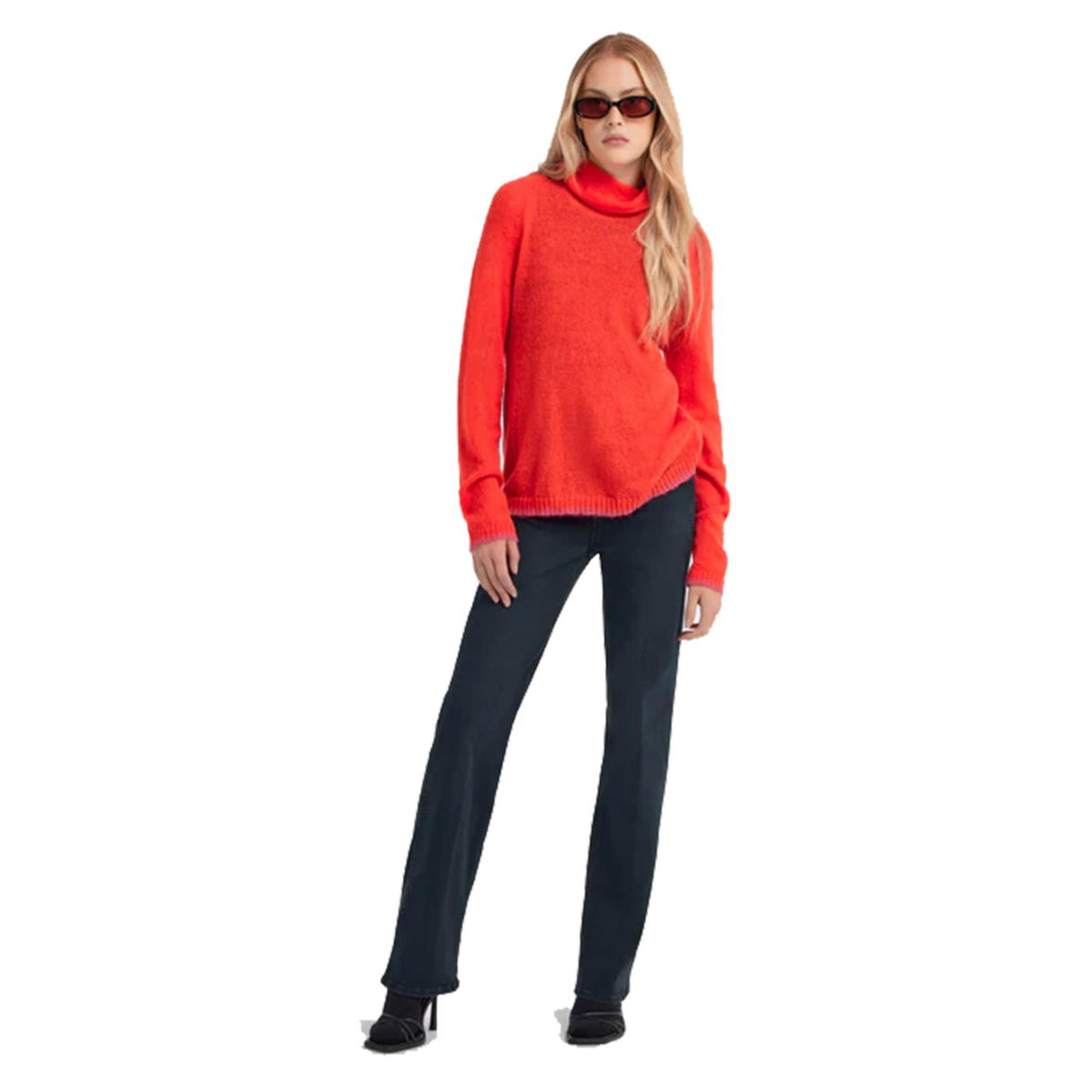 GAS CAMI W COLLAR SOFT MOHAIR - seconda immagine