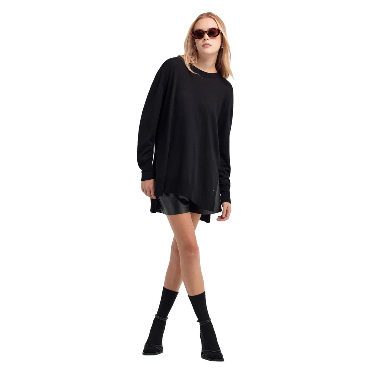 GAS GEORGETTE LONG WOOL BLEND - seconda immagine