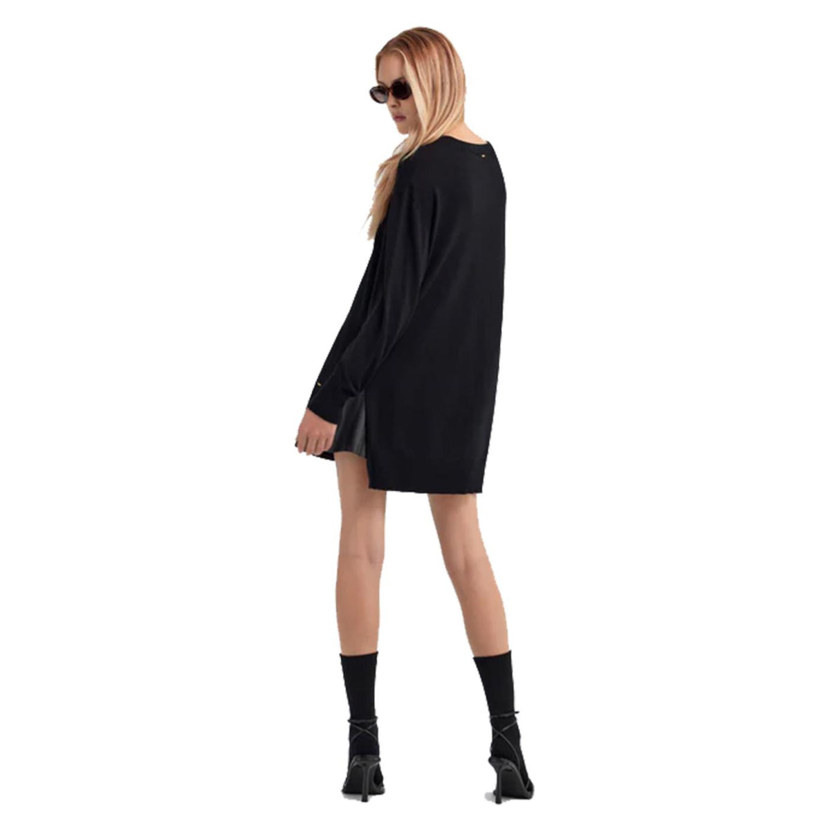 GAS GEORGETTE LONG WOOL BLEND