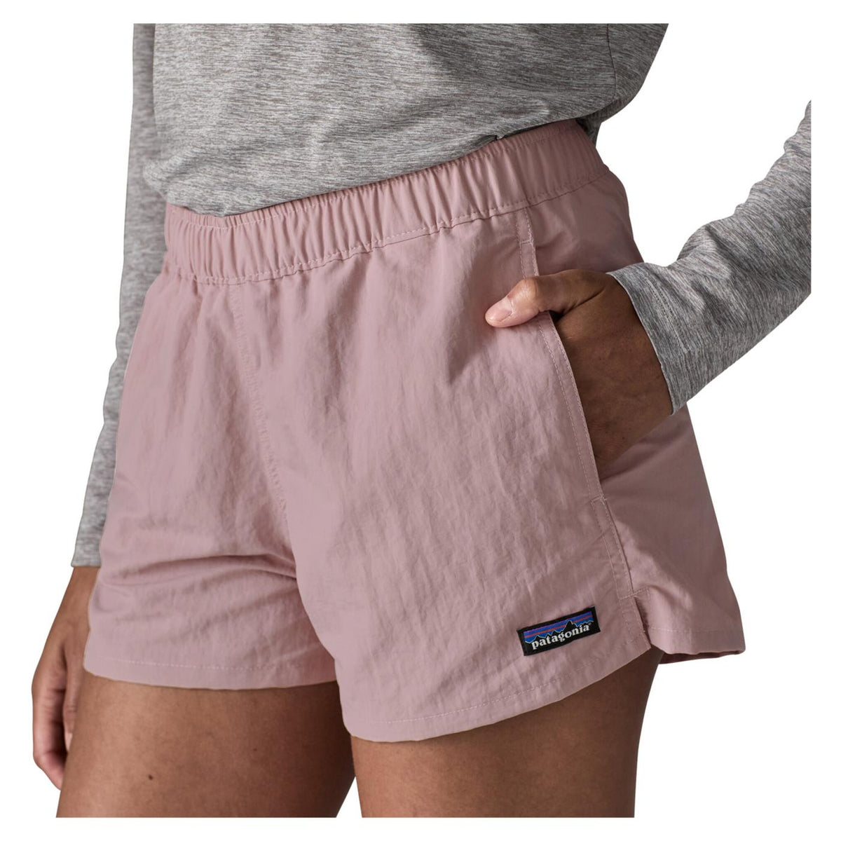 PATAGONIA W BARELY BAGGIES SHORTS - Rosa - vista 3