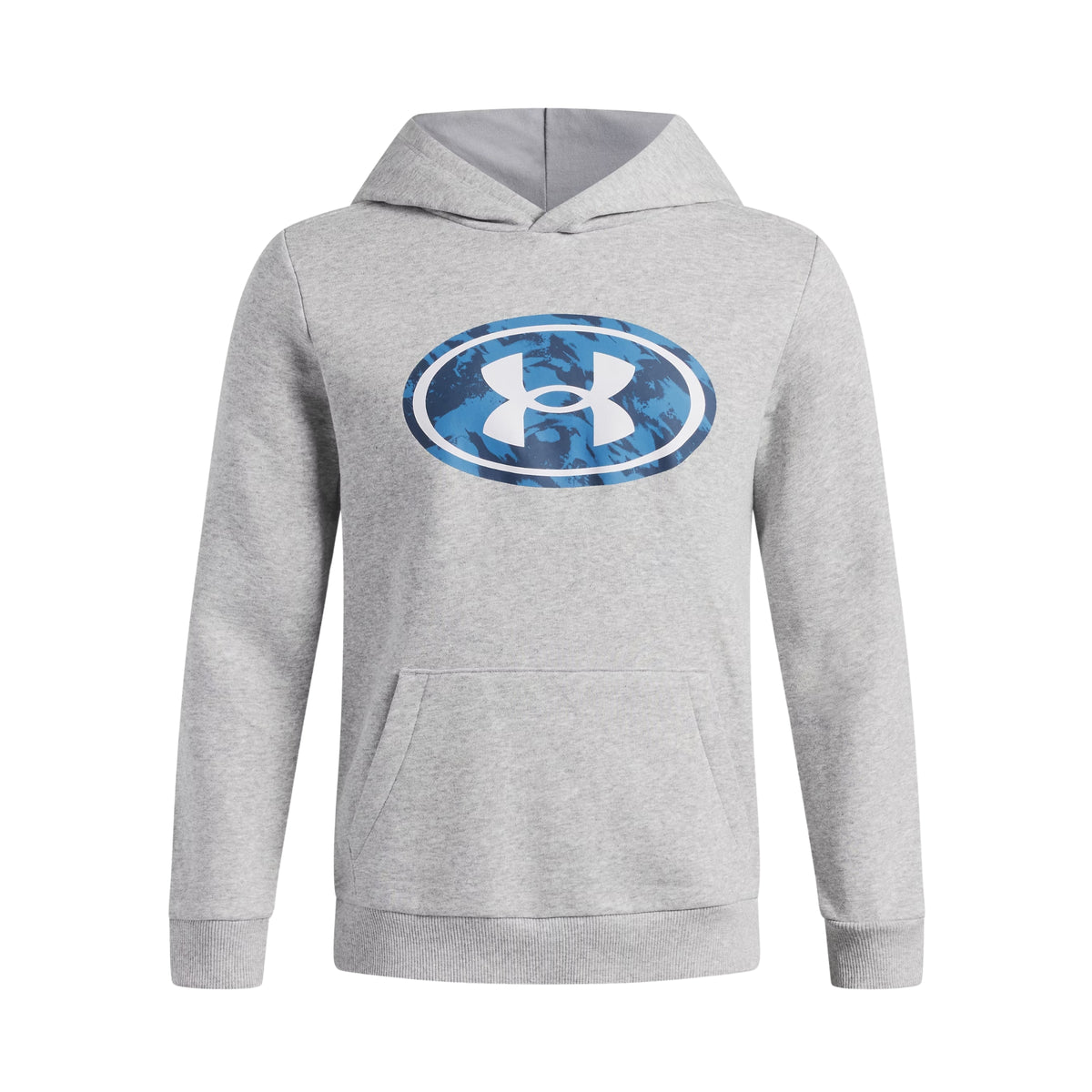 UNDER ARMOUR RIVAL FLEECE HOODY JR - Grigio chiaro - immagine principale