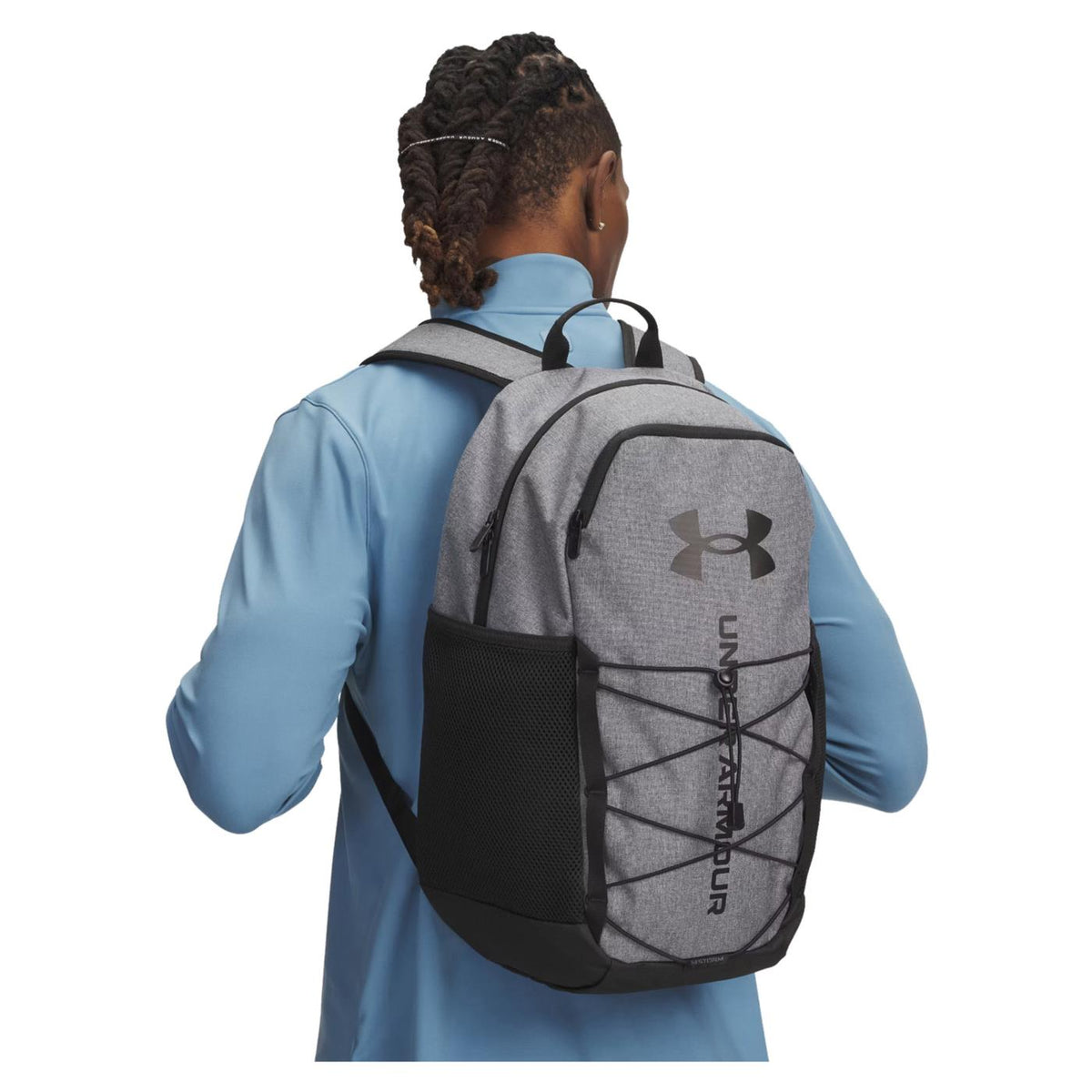 UNDER ARMOUR HUSTLE SPORT 6.0 BACKPACK - Grigio chiaro - vista 4