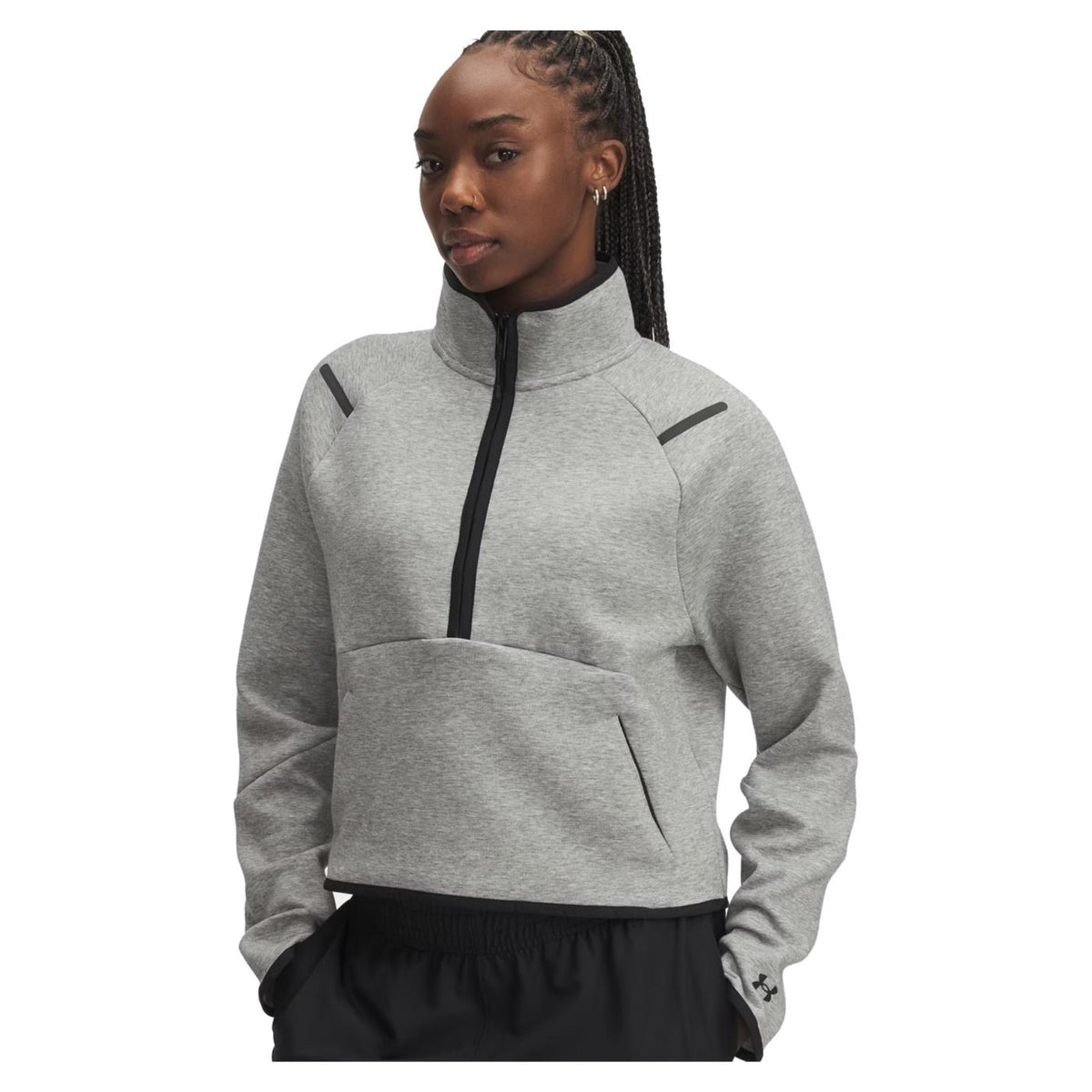 UNDER ARMOUR W UNSTOPPABLE FLC HZ - Grigio chiaro - immagine principale
